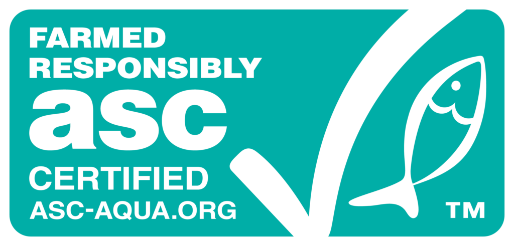 ASC – Farmed Responsibly, ASC Certified logo